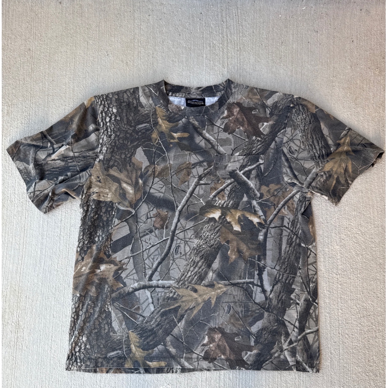 Winchester Rugged Sportsman Outdoors Camo Hunting T Shirt Men's